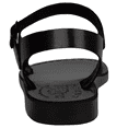 thumbnail image 3 of Holy Land Market Men/Women Biblical Jesus Leather Sandals/Slides From Jerusalem (Jerusalem  Black) (48 M EU), 3 of 7