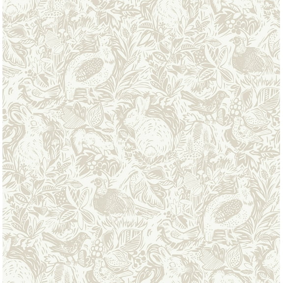 NuWallpaper Terrene Vinyl Peel And Stick Wallpaper, 216-in by 20.5-in, 30.75 sq. ft.