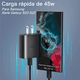 thumbnail image 3 of Cargador Tipo C De 45w BLOOSOM Para Samsung S23 S23 Ultra 2 Piezas Negro, 3 of 4