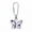 Light Purple, variant on Crystal Butterfly Memorial Cremation Jewelry for Ashes Urn Keyring  Pendent for Ashes Keychain