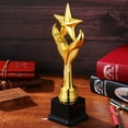 thumbnail image 2 of Miangastore Trophée en Forme d'Étoile Trophée de Compétition Décoratif Trophée de Fête Célébration, 2 of 8