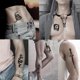 thumbnail image 5 of Set de Tatuajes Temporales XIYOKA Halloween Cara 12 Hojas, 5 of 5