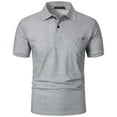 thumbnail image 4 of Polo Shirts for Men - Soft Stretch Casual Cotton Mens Polo Shirts | Modern Fit Short Sleeve Mens Polos, 4 of 5