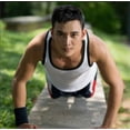 thumbnail image 2 of Sweatbands Set Headband Wristband Elastic Athletic Sweat Absorbing Sweatband, 2 of 4