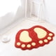 thumbnail image 5 of Cateissary Cómoda alfombrilla fácil de instalar y ecológica | Antideslizante para baño Alfombrilla de baño de felpa asequible Decoración del hogar rojo 40*60, 5 of 6