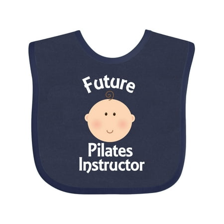 

Inktastic Future Pilates Instructor Occupation Gift Baby Boy or Baby Girl Bib