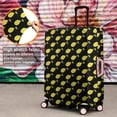 thumbnail image 4 of Yellow Lemon Fruits Black Pattern Luggage Cover Fashion Suitcase Cover Baggage Covers Fit 25-28 Inch Luggage (Go Travel), 4 of 5