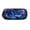 Blue Wolf Floral Galaxy, variant on XYZCANDO Penguin Ice Cream Theme Polyester Pencil Pouch for Girls Boys, Zipper Pencil Case Elementary School Kindergarten with Durable Light Stationery Bag