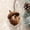 A, variant on Christmas Acorn Shaped Animal Ornament 2D Hanging Pendant Woodland Tree Decor Random Cord Design A
