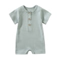 thumbnail image 4 of Baby Boys Romper Jumpsuit Short Sleeve Summer Casual Outfit Bodysuit Playwear for 0 24 Months Baby Pants Romper 3-6 Months, 4 of 4
