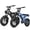 Black+Blue, variant on ESKUTE 2 Pcs V100 Electric Bikes for Teens & Adults – 750W (Peak 1500W), 28 MPH, 48V 13Ah, 16"x4.0" Fat Tire, 7-Speed E-Bike with Dual Suspension Black & Black, UL2849