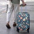 thumbnail image 3 of Pioneer Flower Floral Print Pattern Luggage Cover Fashion Suitcase Cover Baggage Covers Fit 25-28 Inch Luggage (Go Travel), 3 of 5