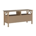 thumbnail image 4 of Linon Titian Pine Wood TV Media Stand Open Shelves 2 Drawers in Driftwood Finish, 4 of 14