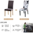 thumbnail image 3 of Dining Room Chair Covers Slipcovers Set of 4, Spandex Super Fit Stretch Removable Washable Kitchen Parsons Chair Covers Protector for Dining Room,Hotel,Ceremony, 3 of 6