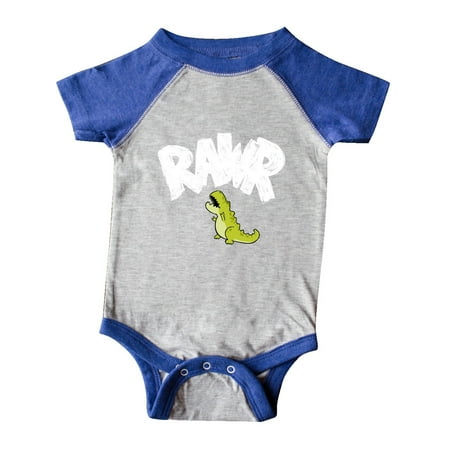 

Inktastic Lil Green Tyrannosaurus Rawr Gift Baby Boy or Baby Girl Bodysuit