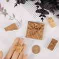 thumbnail image 3 of 5 Styles Resin Epoxy Craft Unfinished Wood Natural Sandalwood Snow Mountain Dried Flower Resin Molds Decorative Craft for Jewelry Necklaces Making DIY Ring Pendant Micro Landscape for DIY, 3 of 6