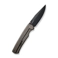 thumbnail image 2 of WE Knife Evoke Frame Lock 21046-2 Bronze Titanium Black 20CV Steel Pocket Knives  Cuchillo, 2 of 4