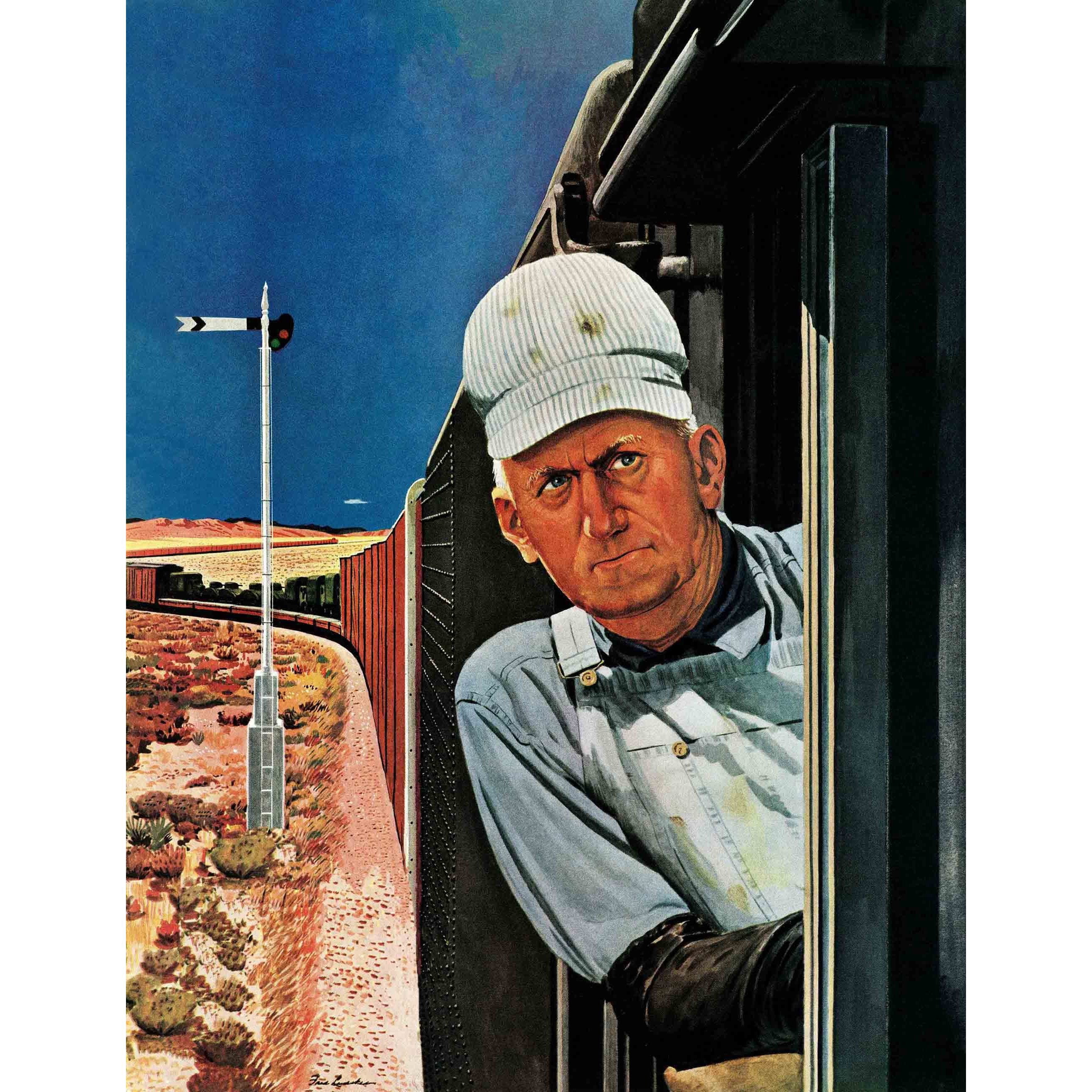 "Looking Ahead" Painting Print on Canvas