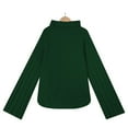 thumbnail image 6 of JINMGG 2024 Fall Winter Plus Size Sweaters for Women Clearance,Women's Autumn and Winter Solid Pullover Sweater Loose Oversize High Neck Sweater, 6 of 7