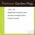thumbnail image 4 of American Wreath Monogram  Garden Flag Patritoic 12.5" x 18", 4 of 4