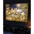 thumbnail image 3 of 18" x 24" Blue and Green The Magi Back-Lit Wall Art with Remote Control, 3 of 6