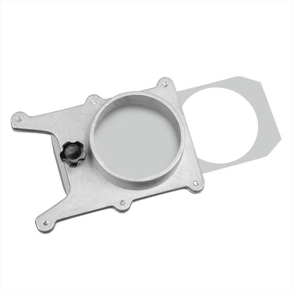 POWERTEC 5 inch Aluminum Blast Gate for Dust Collector/Vacuum Fittings (70166)