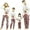 White, variant on GRNSHTS Matching Family Pajamas Sets Christmas Matching Holiday Pjs Letter Print Top and Plaid Pants Sleepwear