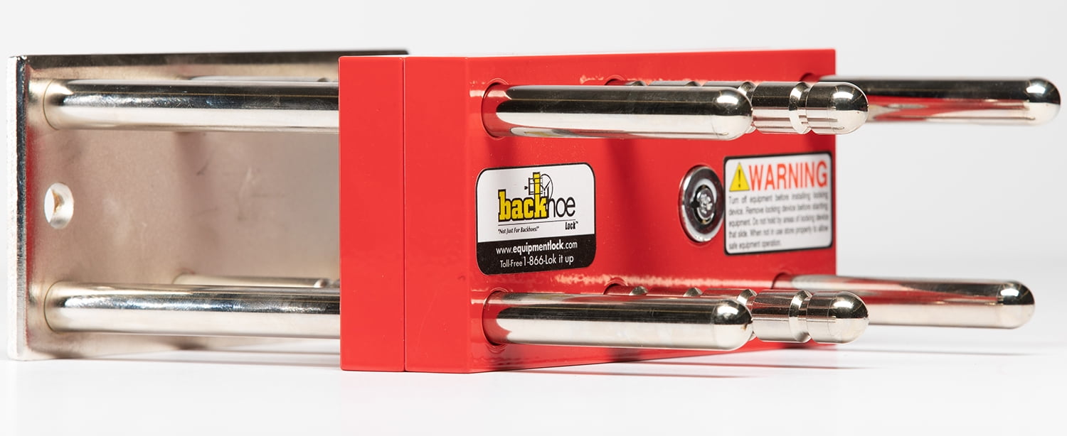 Equipment Lock Co. Backhoe Lock Steering Wheel Lock; Vehicle Drive