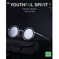 thumbnail image 3 of US Exclusive CY-GZ1504 Lunettes de Soleil Polarisées Zoom Réglable - Monture Ronde avec Protection UV, 3 of 7