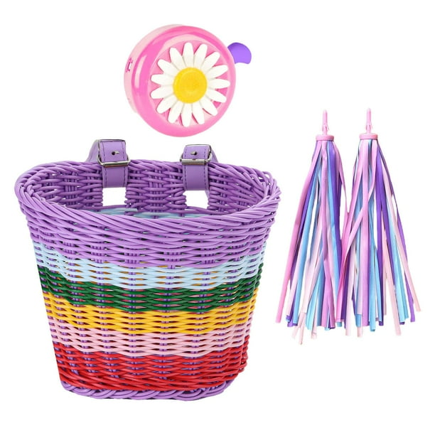 Cesta para bicicleta Zulema con timbre color del