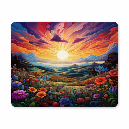 Mouse Pad Non-Slip Rubber Base Gaming Beautiful MousePads for Computers Laptop Office,Square Waterproof Mouse Pad Non-Slip Rubber Base MousePads for Office Home Laptop Travel