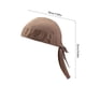 thumbnail image 5 of Eigraketly Sombreros Gorros de quimio Pañuelo para la cabeza Bandana Quick Sun Pasamontañas atado por detrás Hip Pop Head Wrap Casco Capucha interior Ciclismo caqui Eigraketly OD020489-04B, 5 of 6