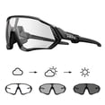 thumbnail image 1 of Gafas de ciclismo KAPVOE con lente transparente fotocromática UV400, 1 of 9