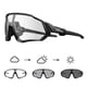thumbnail image 1 of Gafas de ciclismo KAPVOE con lente transparente fotocromática UV400, 1 of 9