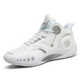 thumbnail image 2 of Bolognifi Men's High Top Basketball Shoes Ultra Lightweight Breathable Mesh Shock-absorbing Sole Suitable, 2 of 6