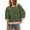 Color Block, variant on Cxenplz Womens Crewneck Short Sleeve Sweatshirt 3/4 Sleeve Tops Color Block Oversized Sweatshirt Shirts