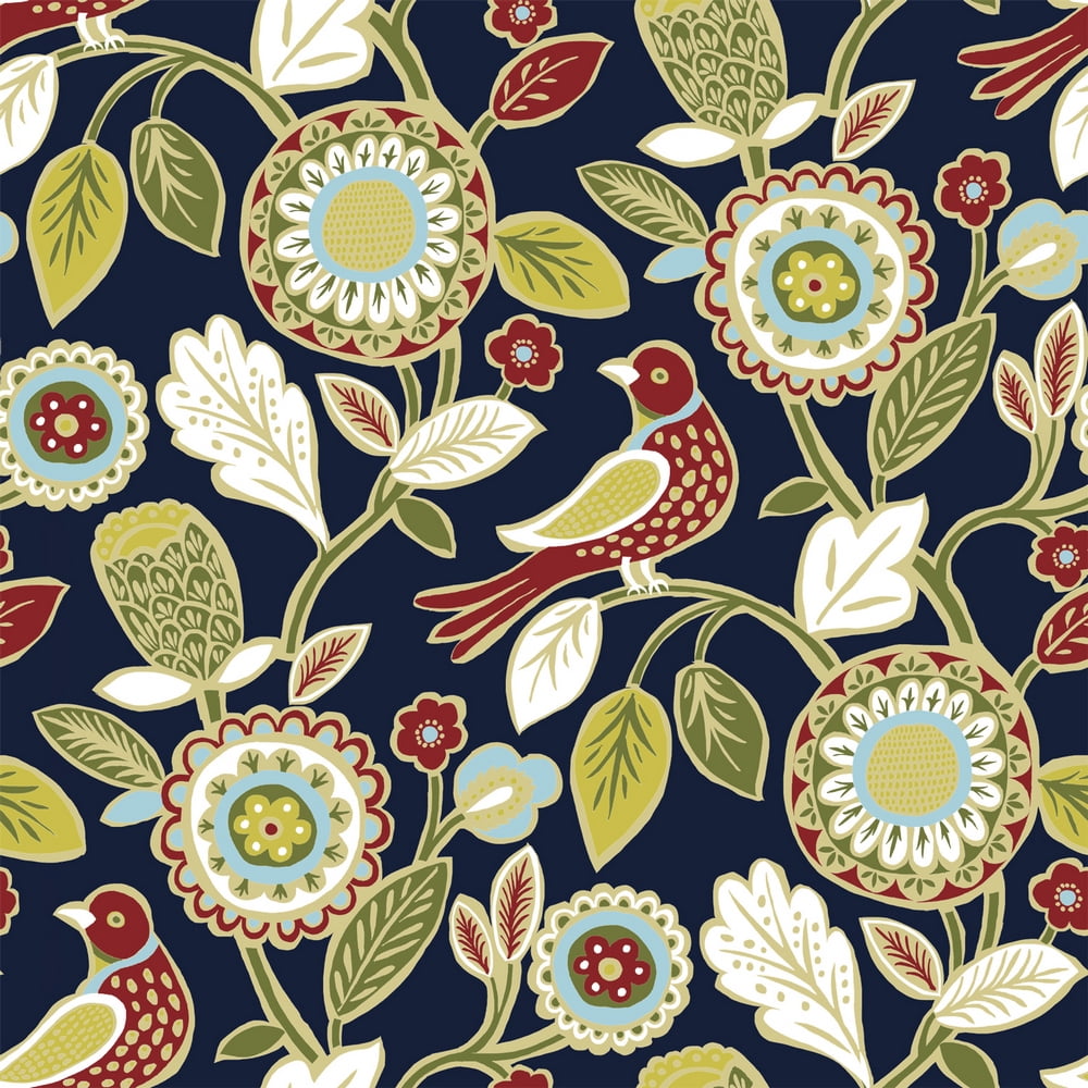 JAM Paper® Industrial Size Bulk Wrapping Paper Rolls, Melody Meadow, 1/