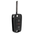 thumbnail image 2 of HLONK 3 Button Car Remote Flip Key Fob Case Protective Cover Shell Fit for KIA Soul 2012 2013, 2 of 7