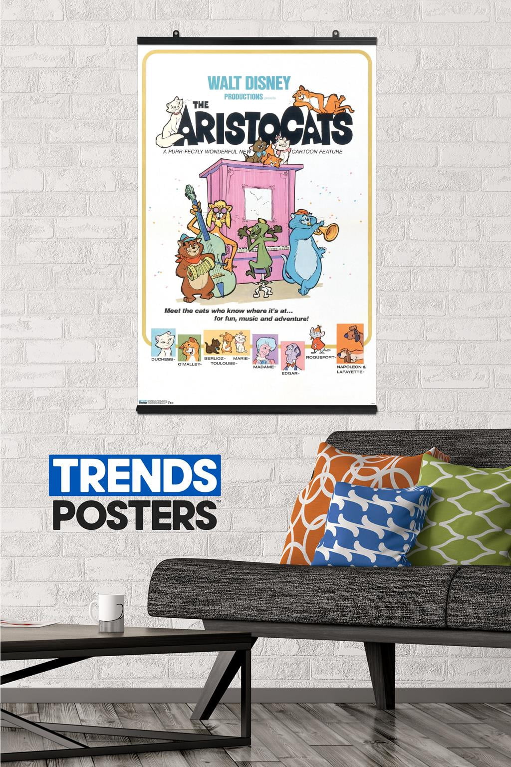 Disney The Aristocats - One Sheet Wall Poster, 22.375" x 34"