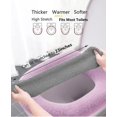 thumbnail image 2 of Funda para asiento de inodoro, paquete de 4, funda para asiento de inodoro suave y gruesa para baño, funda para asiento de inodoro lavable y cómoda, 2 of 5