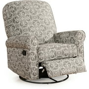home meridian international ashewick swivel glider recliner doodles ash gray - Swivel Recliner Chairs For Living Room home meridian international ashewick swivel glider recliner doodles ash gray - Swivel Recliner Chairs For Living Room