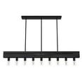 thumbnail image 2 of Hunter - Donelson 9-light Natural Black Iron, Extra Large Chandelier, Dimmable, Transitional Style, for Bedrooms, Dining, Living Rooms - 19059, 2 of 9