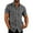 Black, variant on Coshow Men's Casual Button Down Shirts Short Sleeve Linen Shirts Summer Beach Dress Shirt
