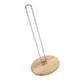 thumbnail image 4 of Portarrollos De Cocina, Soporte De Papel De Cocina Estable A Prueba De Herrumbre De Acero Inoxidable Resistente A La Corrosión Con Base De Madera Maciza Para Catering ANGGREK Portarrollos de papel, 4 of 8