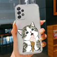 thumbnail image 3 of Clear Case For Samsung Galaxy A13 A20 A20S A21S A22 A23 A31 A32 A42 A50 A51 A52 A53 A71 4G 5G Case Cute Cat Cartoon Illustration, 3 of 5