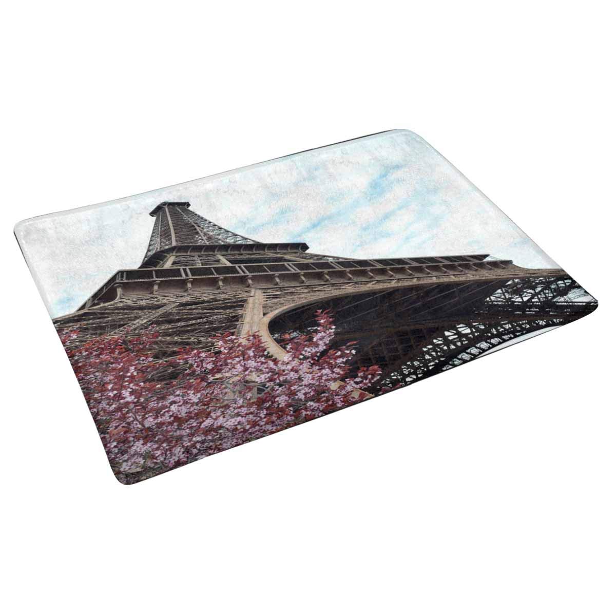 POP Eiffel Tower Front Door Mat 30x18 Inches Doormat for Home