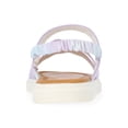 thumbnail image 3 of Justice Little and Big Girls Faux Leather Cut Out Sandals, 3 of 6