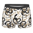 thumbnail image 4 of Goofa Snake Printed Men's Boxer Briefs Underwear, Moisture-Wicking Underwear, Trunk,Soft and Breathable Cotton Underwear-Small, 4 of 9