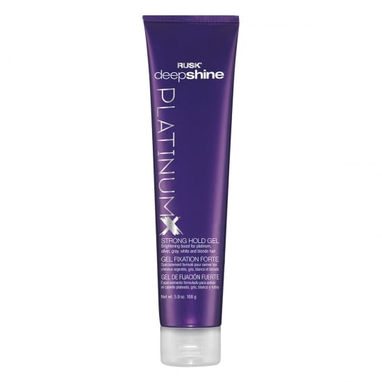 Rusk Deepshine Platinumx Strong Hold Hair Gel - 5.9 Oz