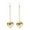 Gold, variant on BNNG Sliver Gold Ball Earrings For Women Vintage Earrings Women's Accessories Gold Plated Sterling Silver Ball Drop Earrings Ball Earrings for Women